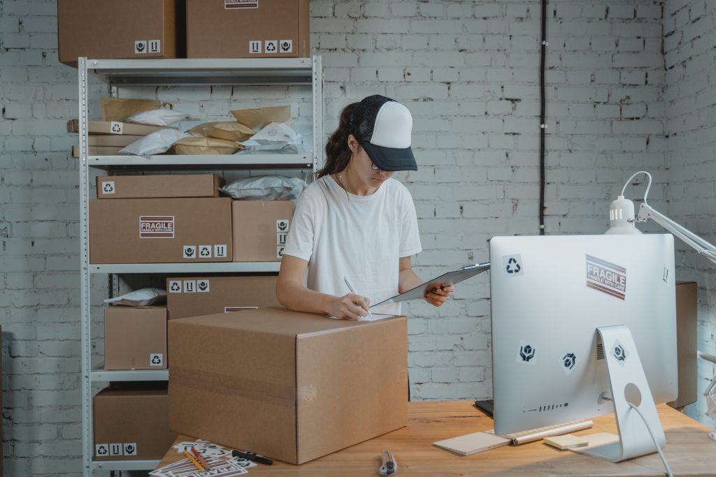 shipping boxes